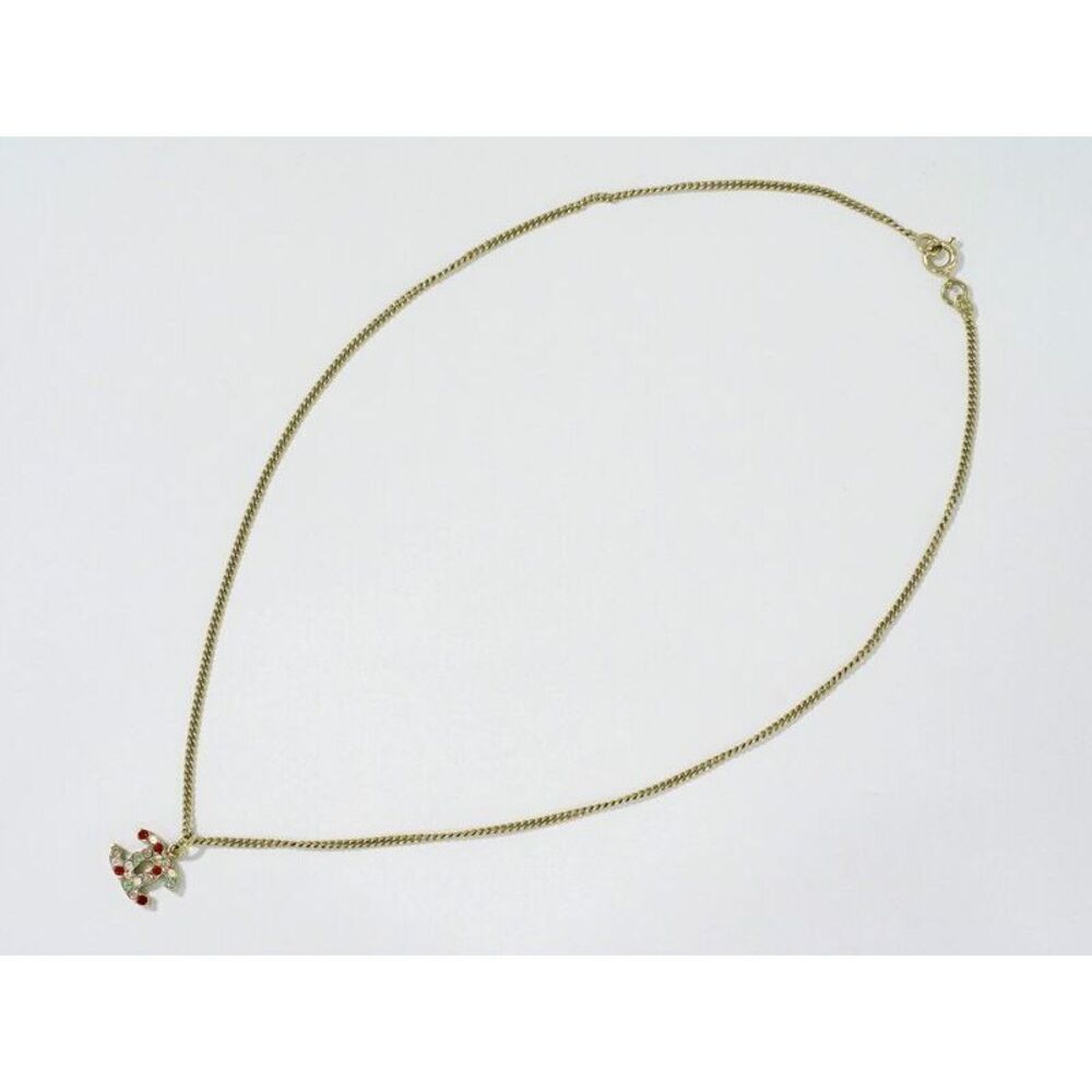 Authentic Chanel Coco Mark Multicolor Stone Neckl… - image 2
